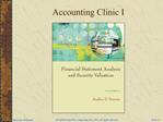 Accounting Clinic I
