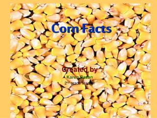 Corn Facts