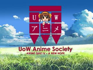 UoW Anime Society