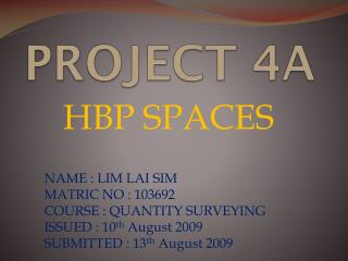 PROJECT 4A