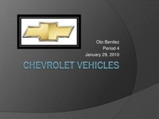 Chevrolet Vehicles