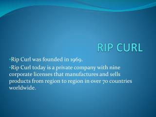 RIP CURL