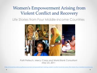Women’s Empowerment Arising from Violent Conflict and Recovery