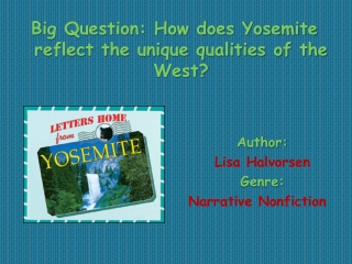Author: Lisa Halvorsen Genre: Narrative Nonfiction