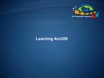 Learning ArcGIS