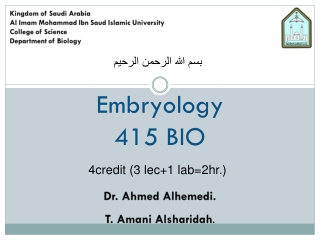 Embryology 415 bio