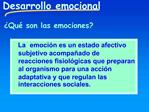 Desarrollo emocional