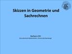 Skizzen in Geometrie und Sachrechnen