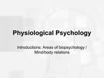 Physiological Psychology