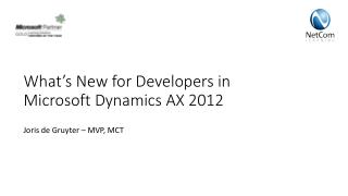 What’s New for Developers in Microsoft Dynamics AX 2012