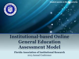 Institutional-based Online General Education Assessment Model