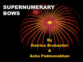SUPERNUMERARY BOWS