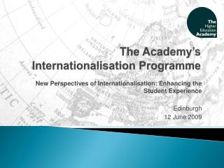 The Academy’s Internationalisation Programme