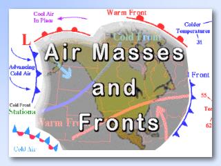 An air mass is a large body of air that has similar temperature and moisture properties