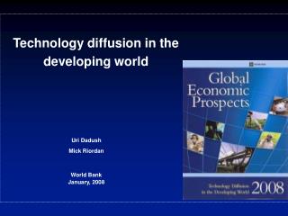 Technology diffusion in the developing world