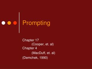 Prompting