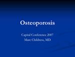 Osteoporosis