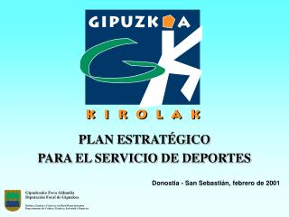 PLAN ESTRATÉGICO PARA EL SERVICIO DE DEPORTES