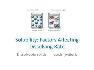 PPT - Factors Affecting Solubility PowerPoint Presentation - ID:4269389