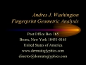 Andres J. Washington Fingerprint Geometric Analysis