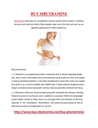 buy Sibutramine