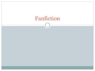 Fanfiction
