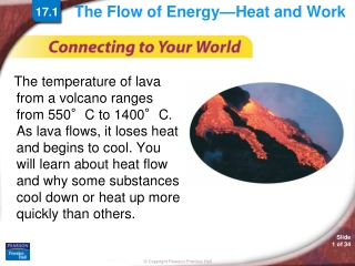 The Flow of Energy—Heat and Work