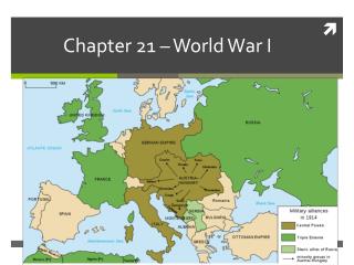 Chapter 21 – World War I