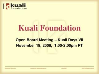 Kuali Foundation