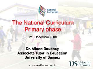 The National Curriculum Primary phase