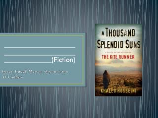 a thousand splendid suns essay introduction a thousand splendid suns essay introduction