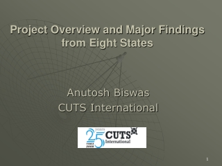 Project Overview and Major Findings from Eight States