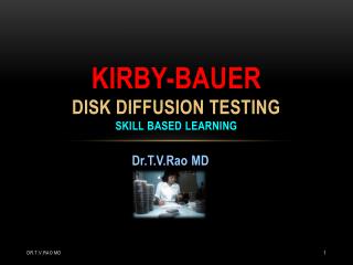 Kirby-Bauer Antibacterial Sensitivity testing
