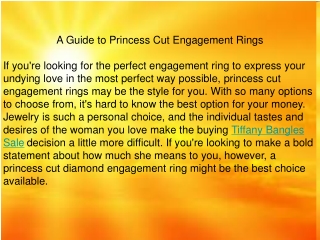 A Guide to Princess Cut Engagement Rings