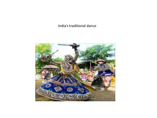India’s traditional dance