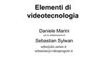 Elementi di videotecnologia