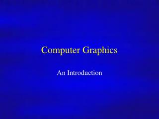 Computer Graphics