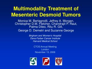 Multimodality Treatment of Mesenteric Desmoid Tumors