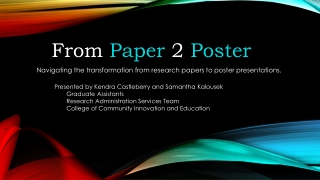 From Paper 2 Poster