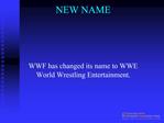 WWF to WWE