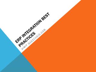 ERP Integration Best Practices