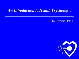 An Introduction to Health Psychology.