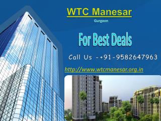 WTC Manesar- WTC Manesar Gurgaon