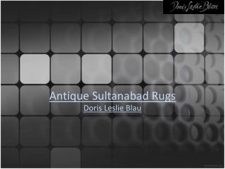 Antique Sultanabad Rugs from Doris Leslie Blau