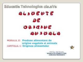 Ppt Educatie Tehnologica Cls Ava Powerpoint Presentation Free