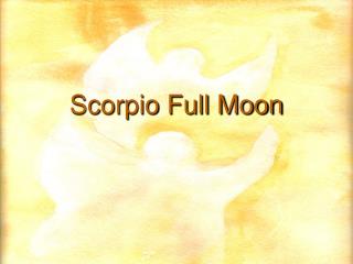 Scorpio Full Moon