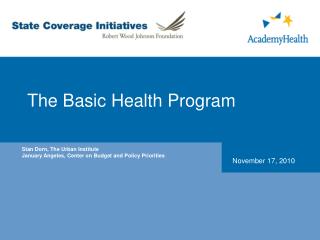 The Basic Health Program