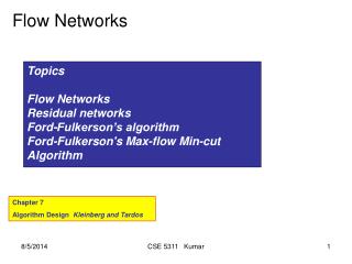 Flow Networks