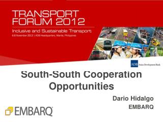 South-South Cooperation Opportunities