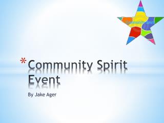 Community Spirit Event